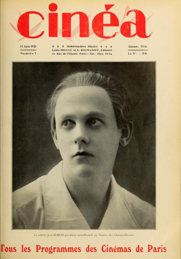CINEA magazine side cover Issue 7 17 June 1921