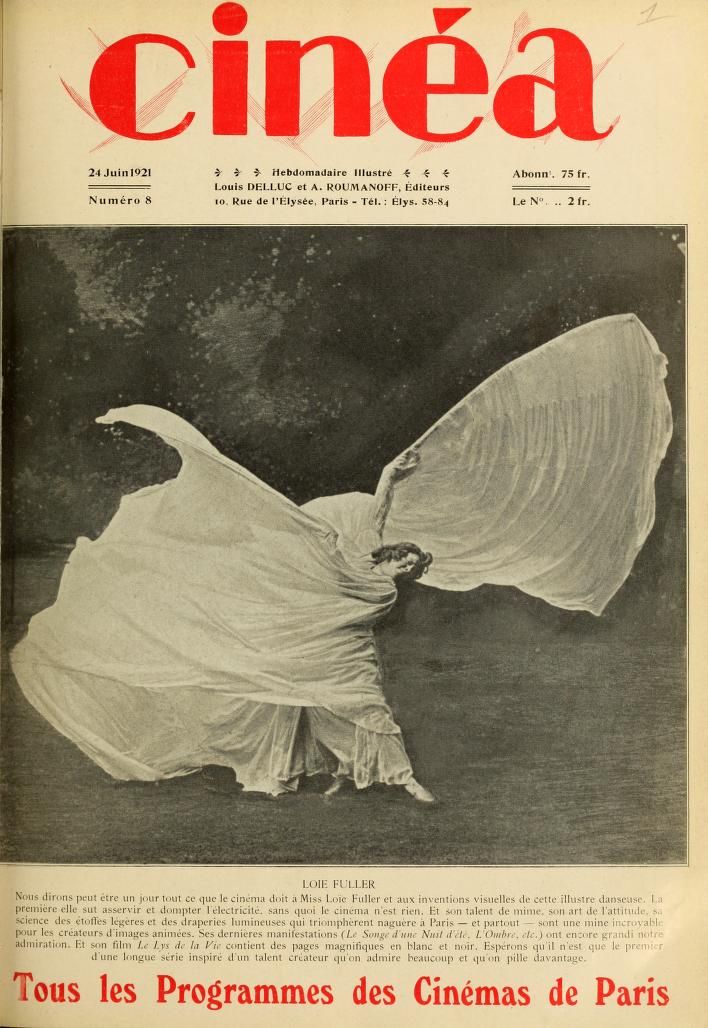 CINEA magazine side cover Issue 8 24 June 1921