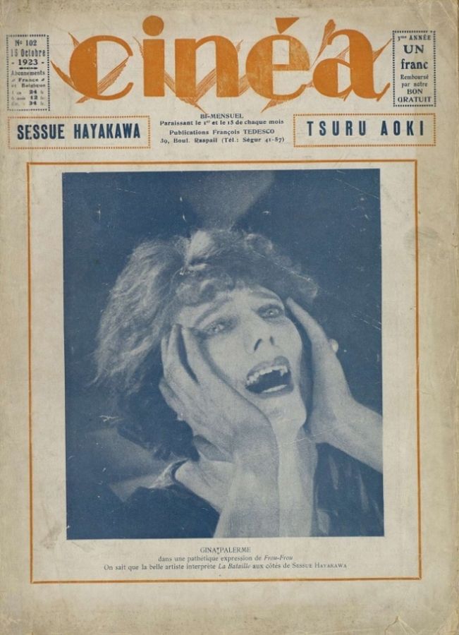 CINEA magazine side cover Issue 102 15 October 1923