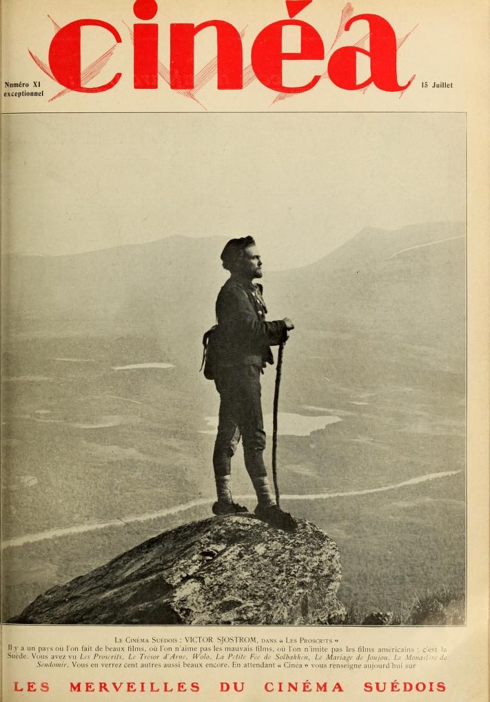 CINEA magazine side cover Issue 11 15 July 1921