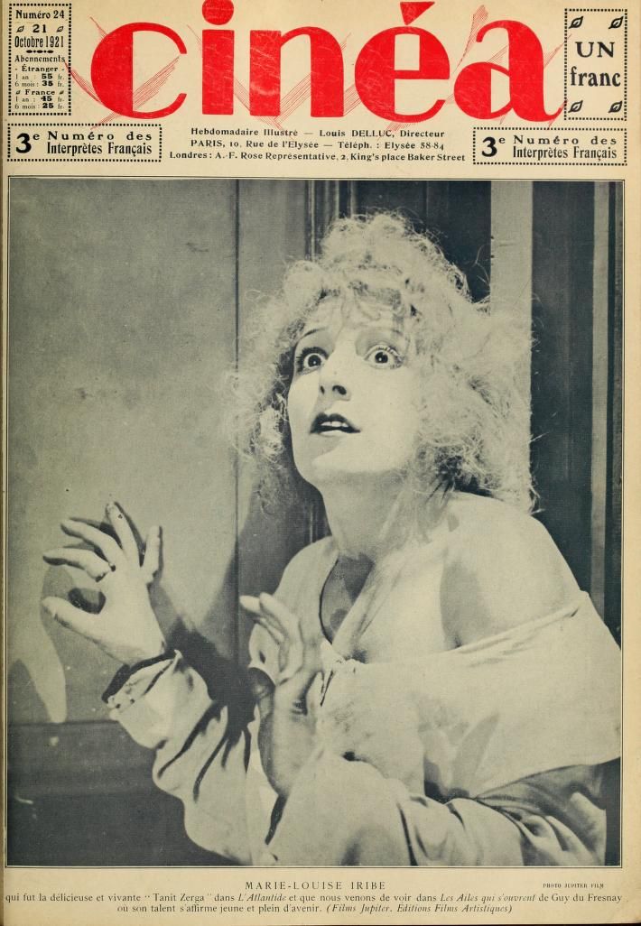 CINEA magazine side cover Issue 24 21 October 1921