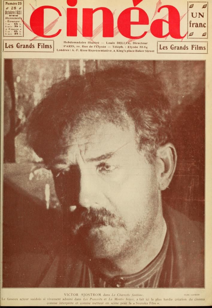CINEA magazine side cover Issue 25 28 October 1921