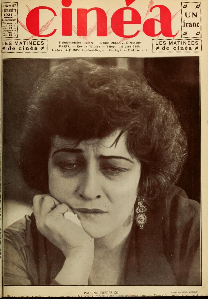 CINEA magazine side cover Issue 27 11 November 1921