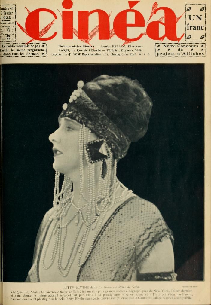 CINEA magazine side cover Issue 41 17 February 1922