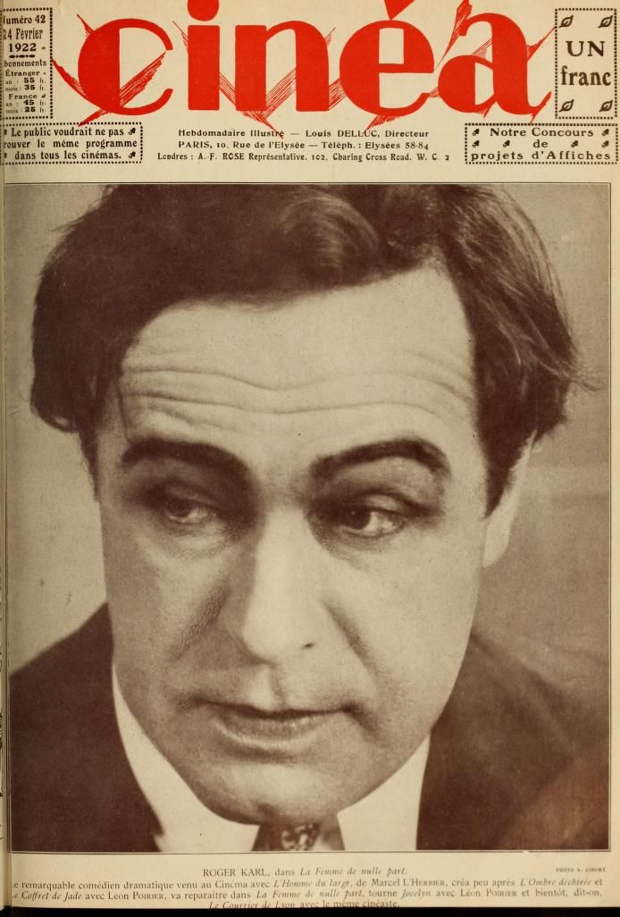 CINEA magazine side cover Issue 42 24 February 1922
