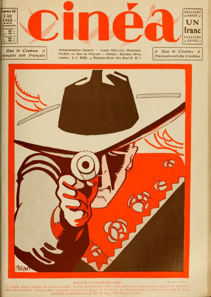CINEA magazine side cover Issue 56 2 June 1922