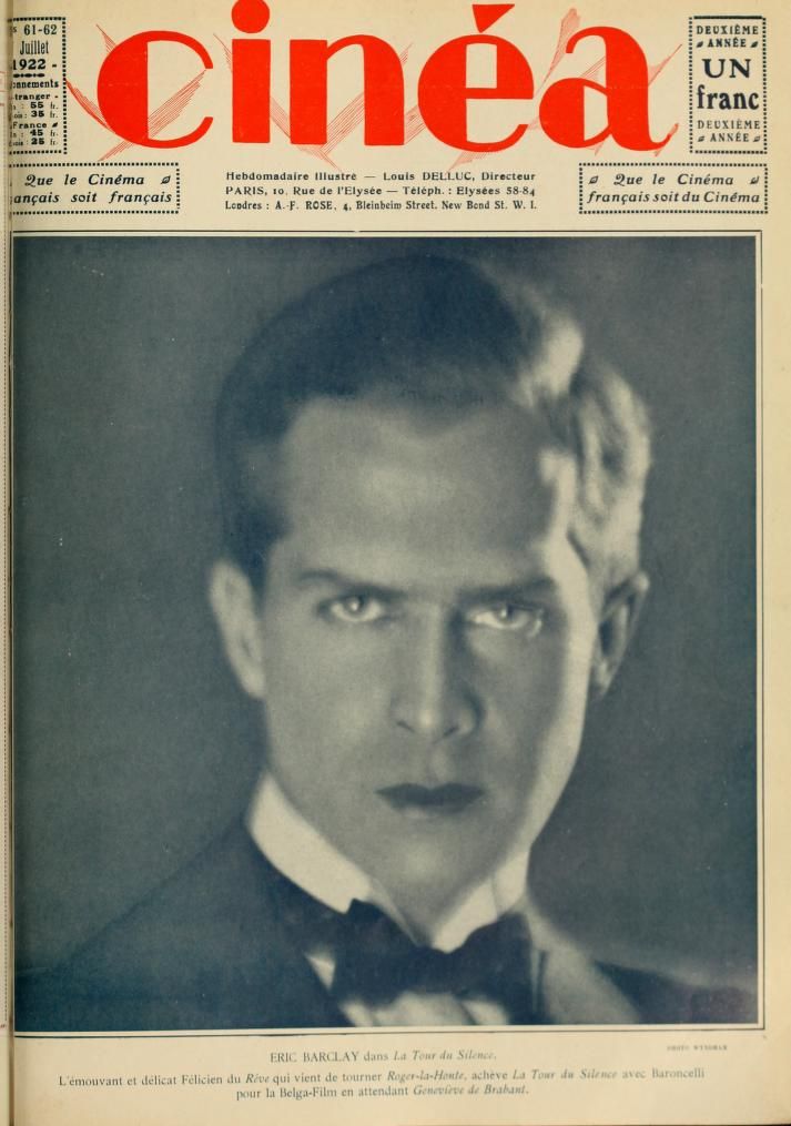 CINEA magazine side cover Issue 61/62 7 July 1922