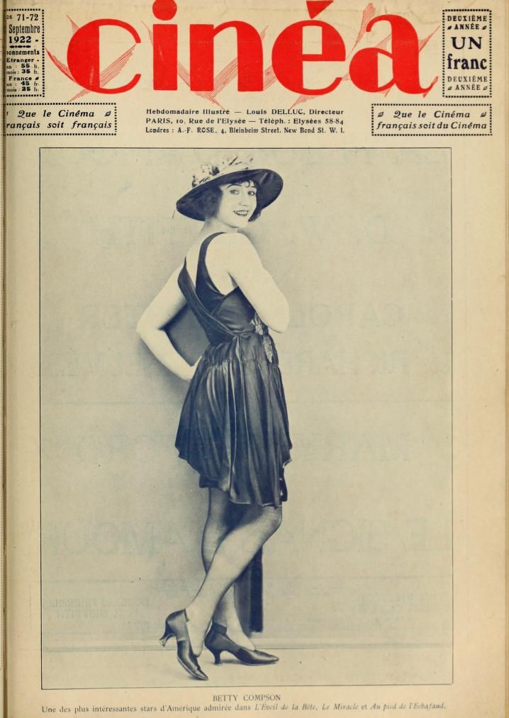 CINEA magazine side cover Issue 71/72 22 September 1922