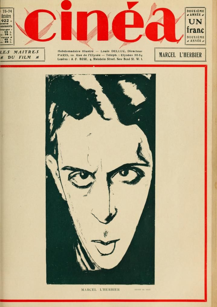 CINEA magazine side cover Issue 73/74 6 October 1922