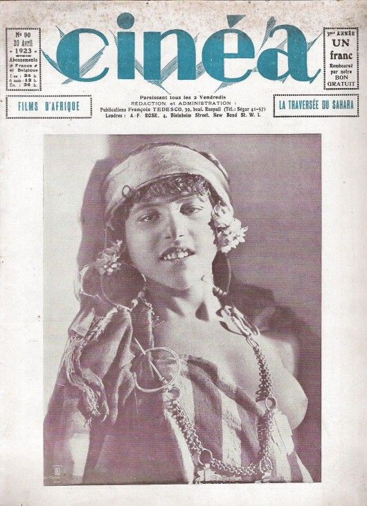 CINEA magazine side cover Issue 90 20 April 1923