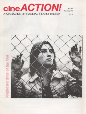 CINEACTION magazine side cover Issue 1 Spring 1985