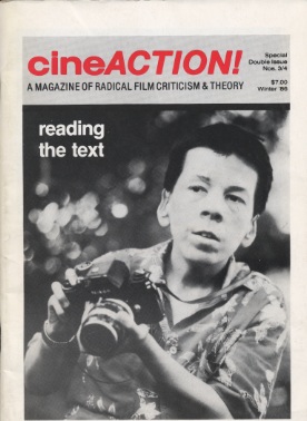 CINEACTION magazine side cover Issue 3 4 Winter 1986
