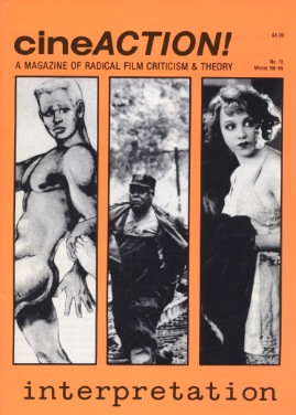 CINEACTION magazine side cover Issue 15 Winter 1989