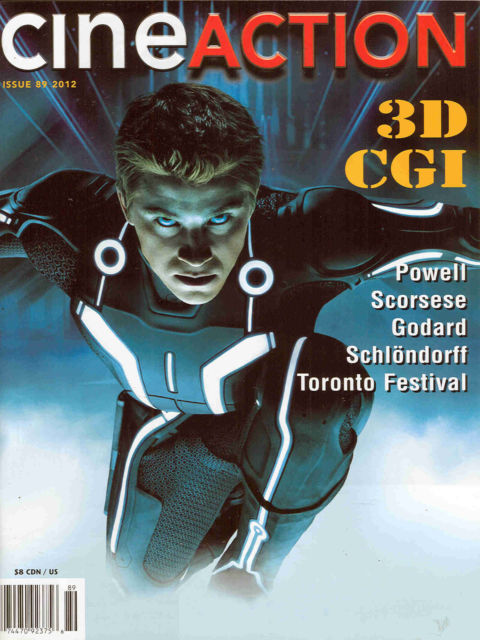 CINEACTION magazine side cover Issue 89 December 2012
