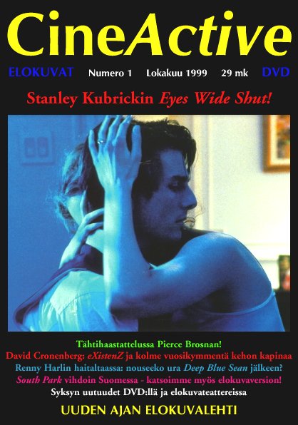 CINEACTIVE magazine side cover  1999