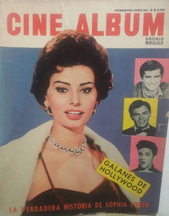 CINE ALBUM magazine side cover Issue 3  February 1959