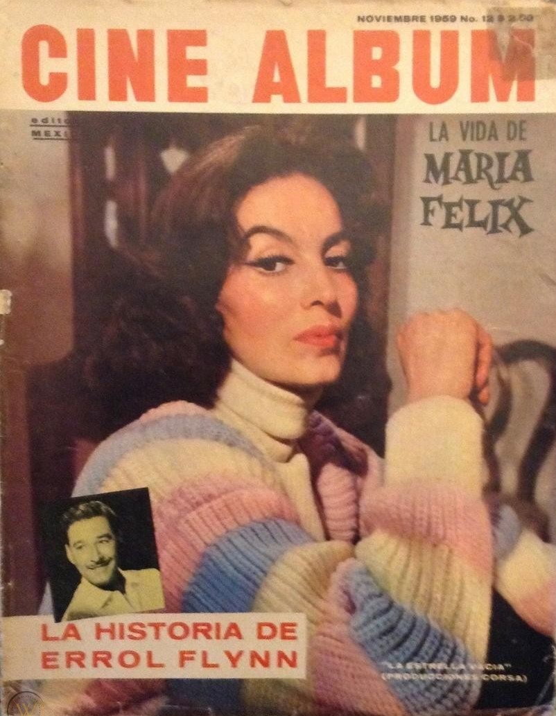CINE ALBUM magazine side cover Issue 12  November 1959