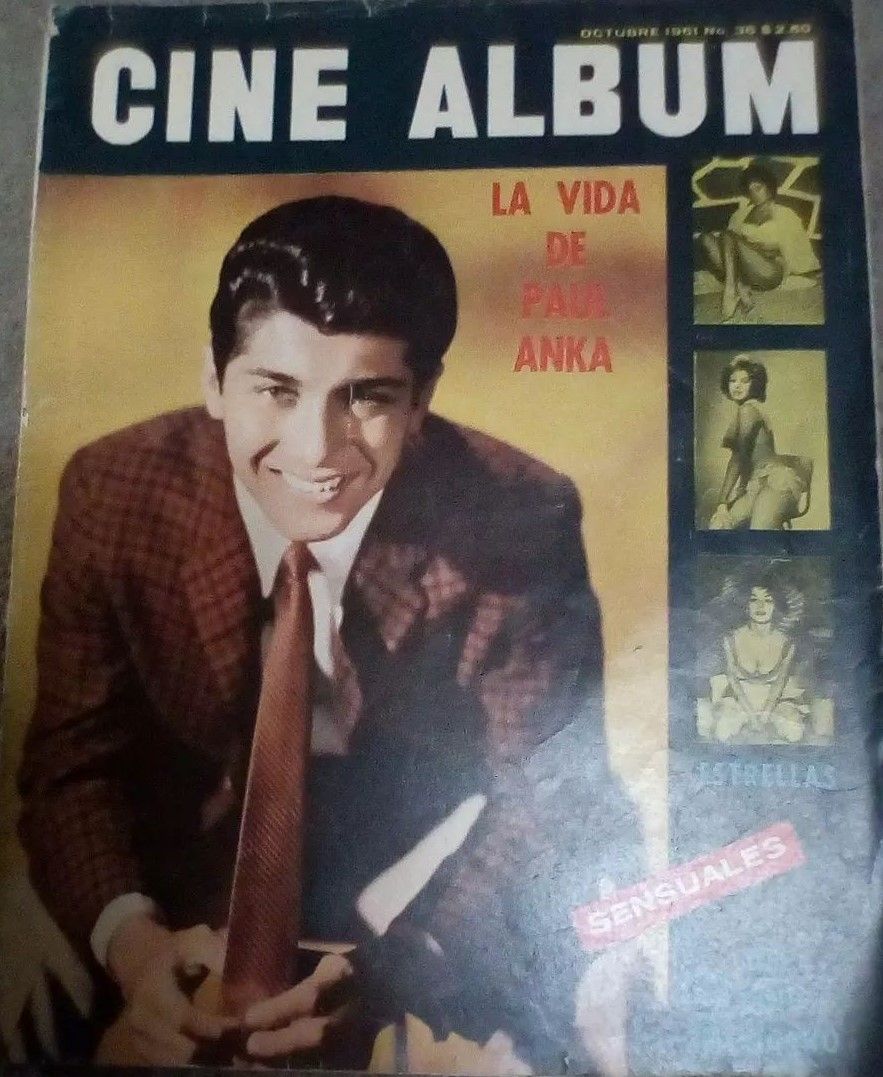 CINE ALBUM magazine side cover Issue 36  October 1961