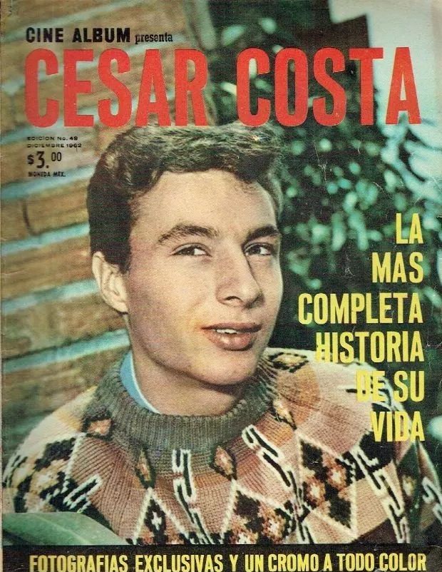 CINE ALBUM magazine side cover Issue 49  December 1962