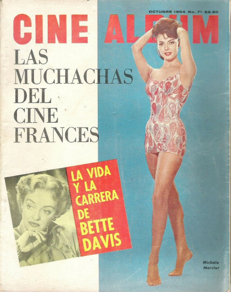 CINE ALBUM magazine side cover Issue 71  October 1964