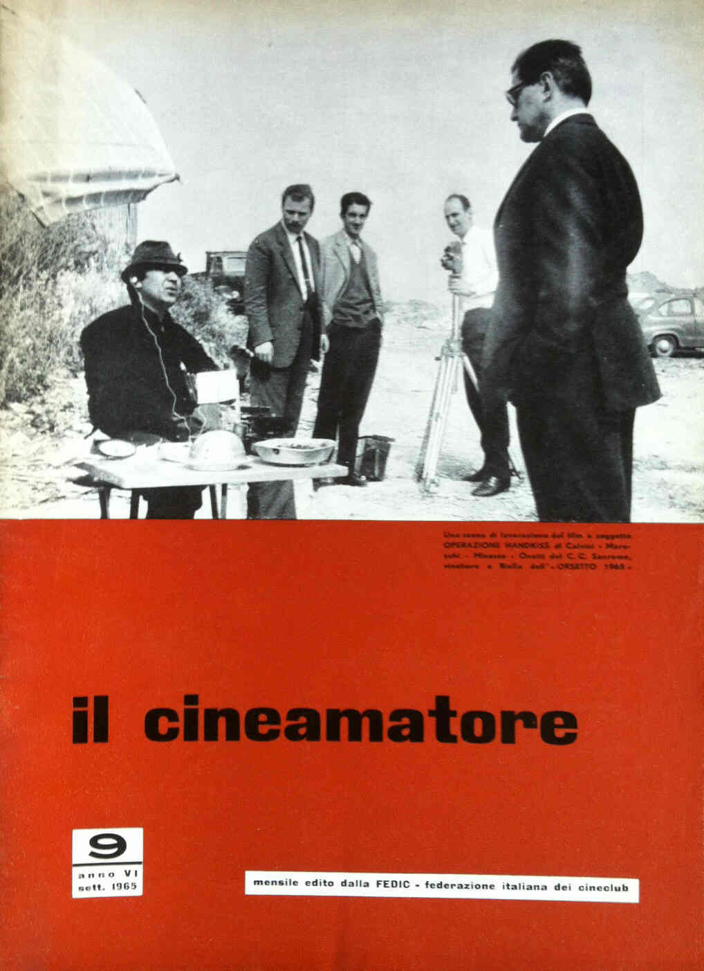 CINEAMATORE magazine side cover September 1965
