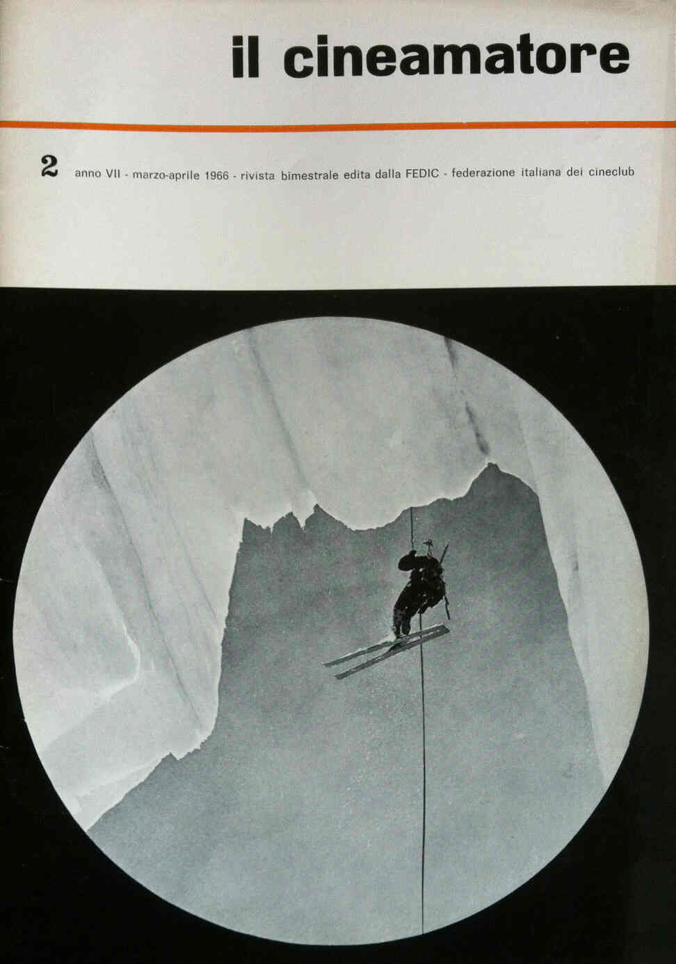 CINEAMATORE magazine side cover March/April 1966
