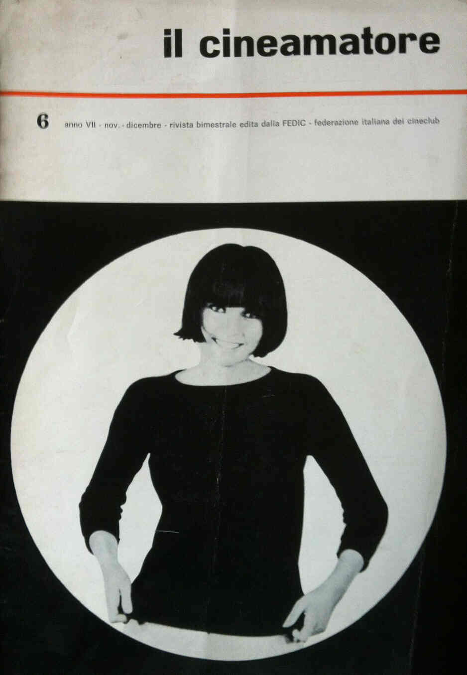 CINEAMATORE magazine side cover November/December 1966