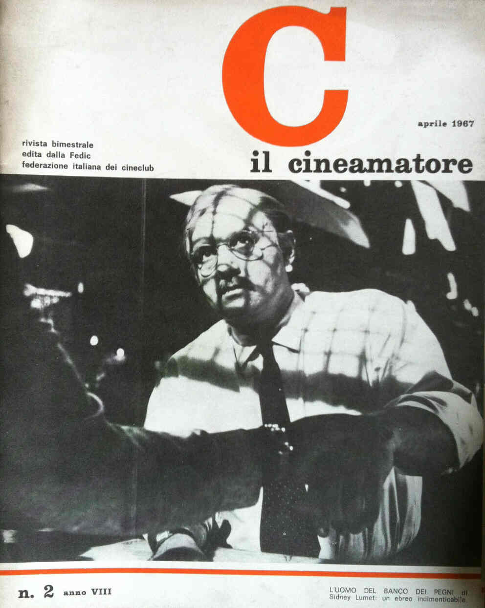 CINEAMATORE magazine side cover April 1967