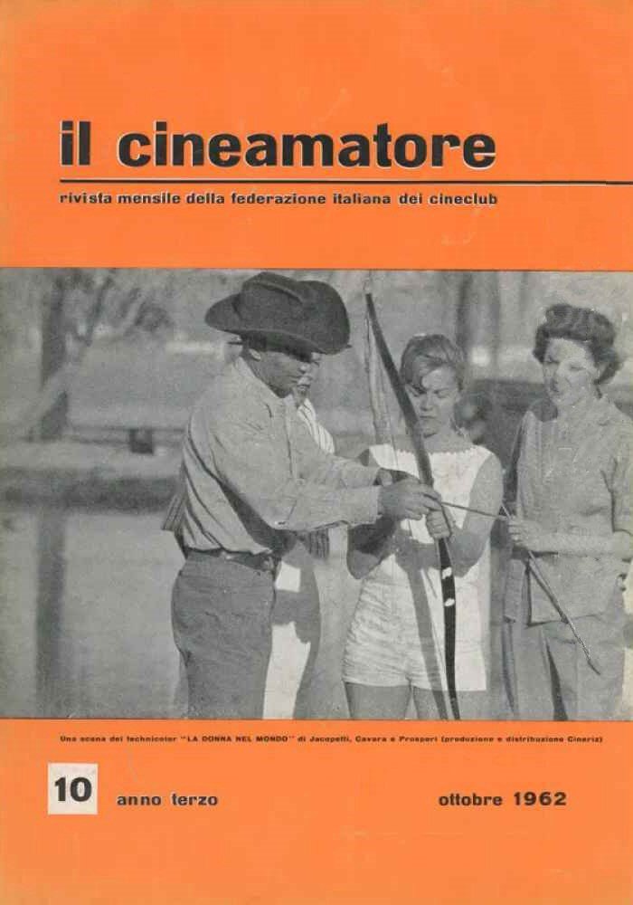 CINEAMATORE magazine side cover  October 1962