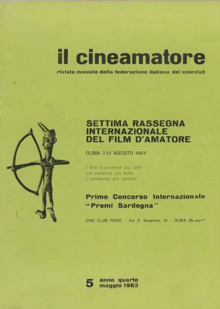 CINEAMATORE magazine side cover  May 1963