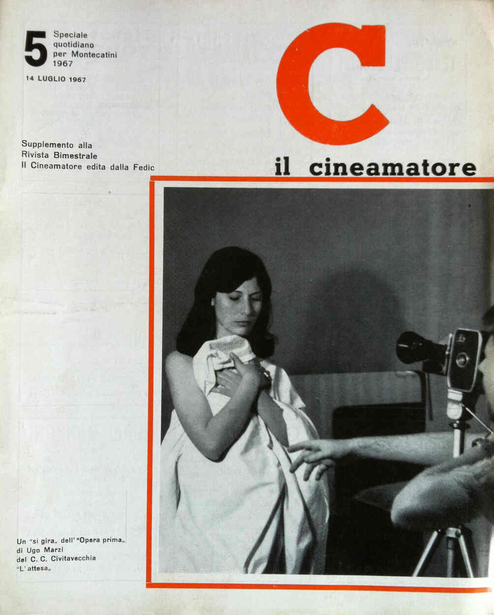 CINEAMATORE magazine side cover Issue 5 14 July 1967