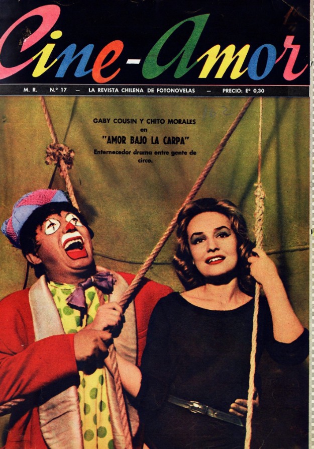 CINE AMOR magazine side cover Issue 17  July 1961