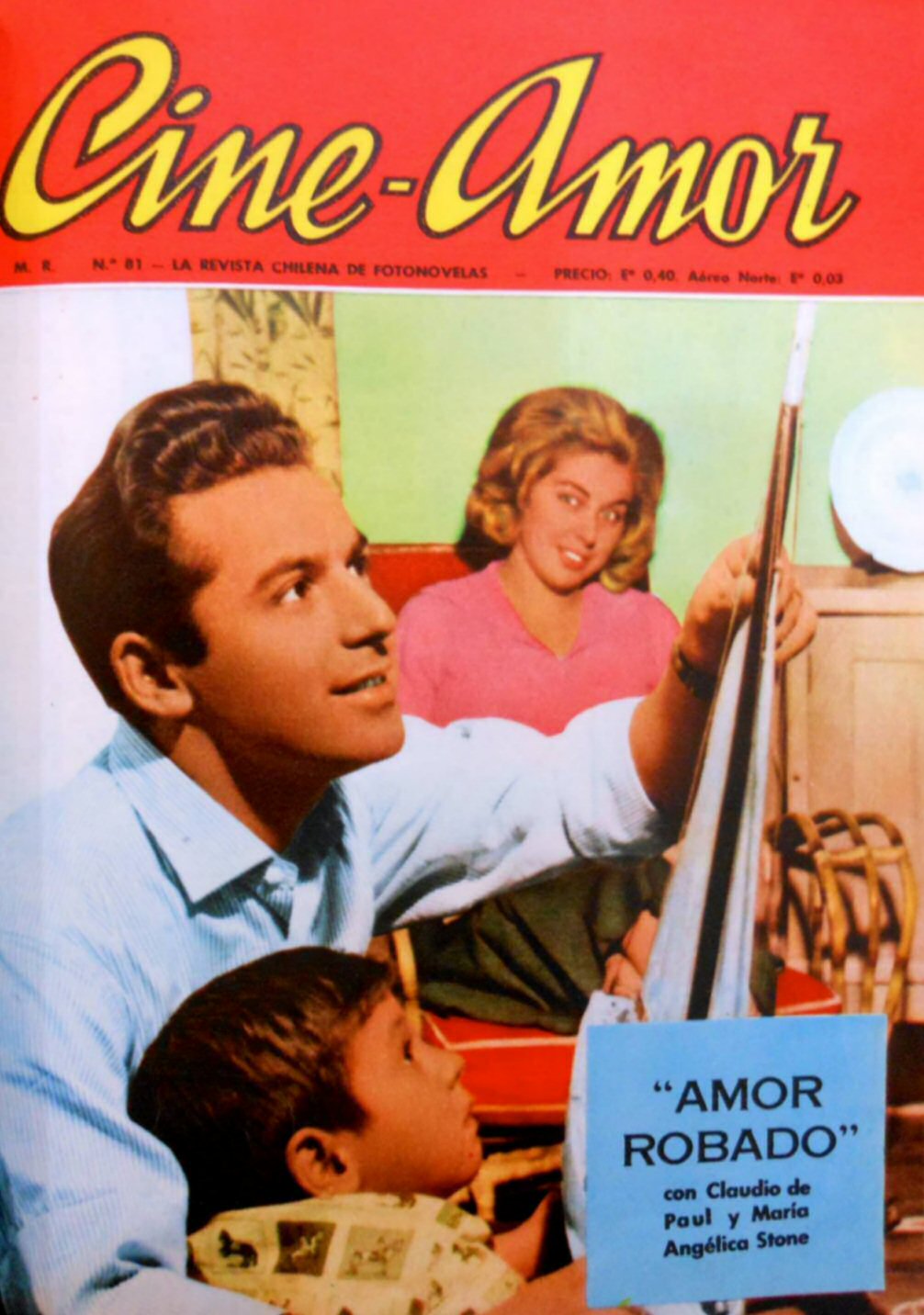 CINE AMOR magazine side cover Issue 81  December 1962