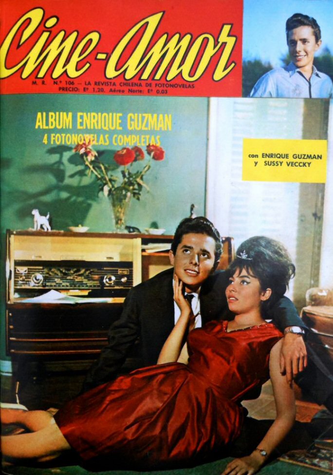 CINE AMOR magazine side cover Issue 106  June 1963