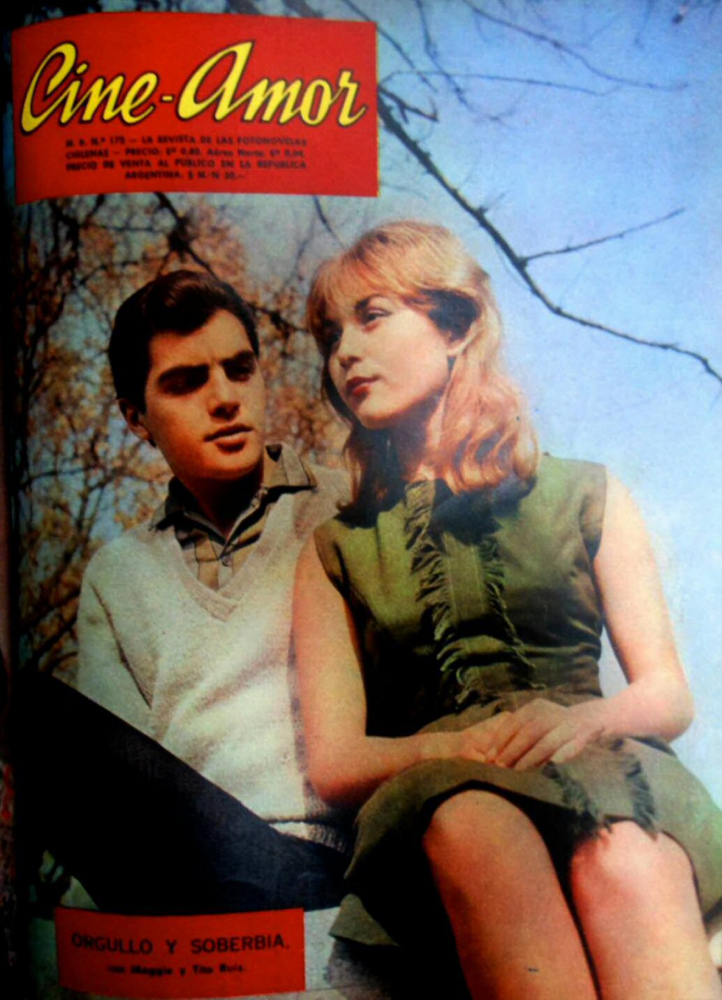 CINE AMOR magazine side cover Issue 173  September 1964