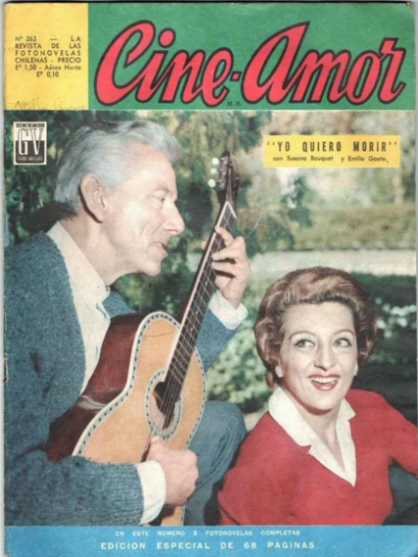 CINE AMOR magazine side cover Issue 263 5 July 1966