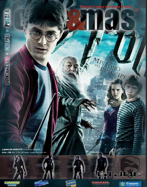 CINE Y MAS (MEXICO) magazine side cover July 2009