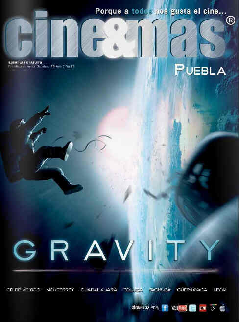 CINE Y MAS (MEXICO) magazine side cover October 2013