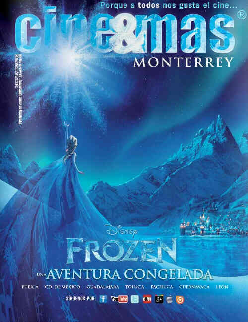 CINE Y MAS (MEXICO) magazine side cover December 2013