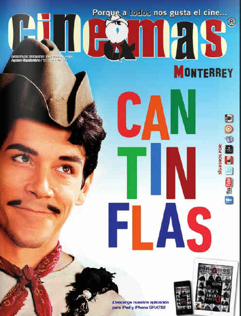 CINE Y MAS (MEXICO) magazine side cover August/September 2014