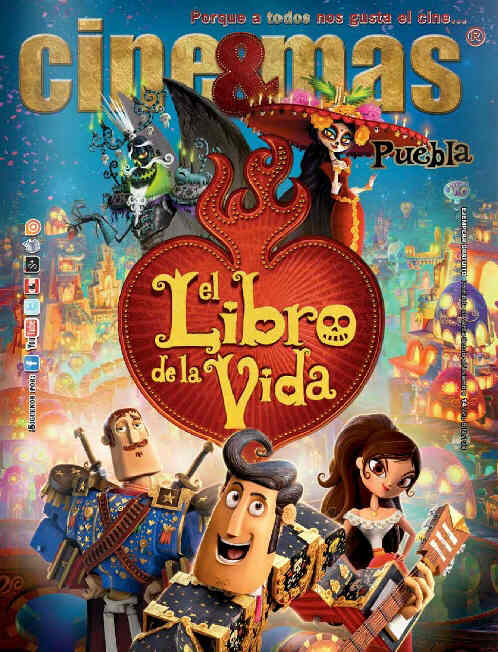 CINE Y MAS (MEXICO) magazine side cover October 2014