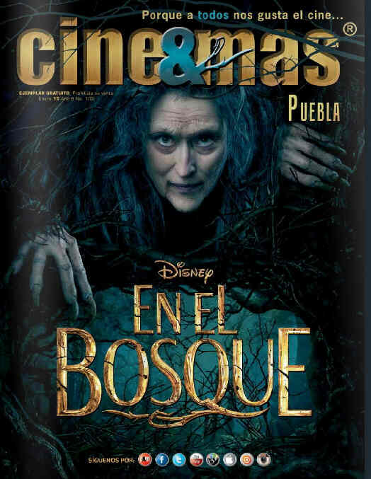 CINE Y MAS (MEXICO) magazine side cover January 2015