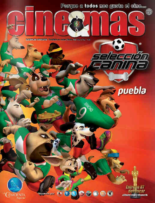 CINE Y MAS (MEXICO) magazine side cover March 2015