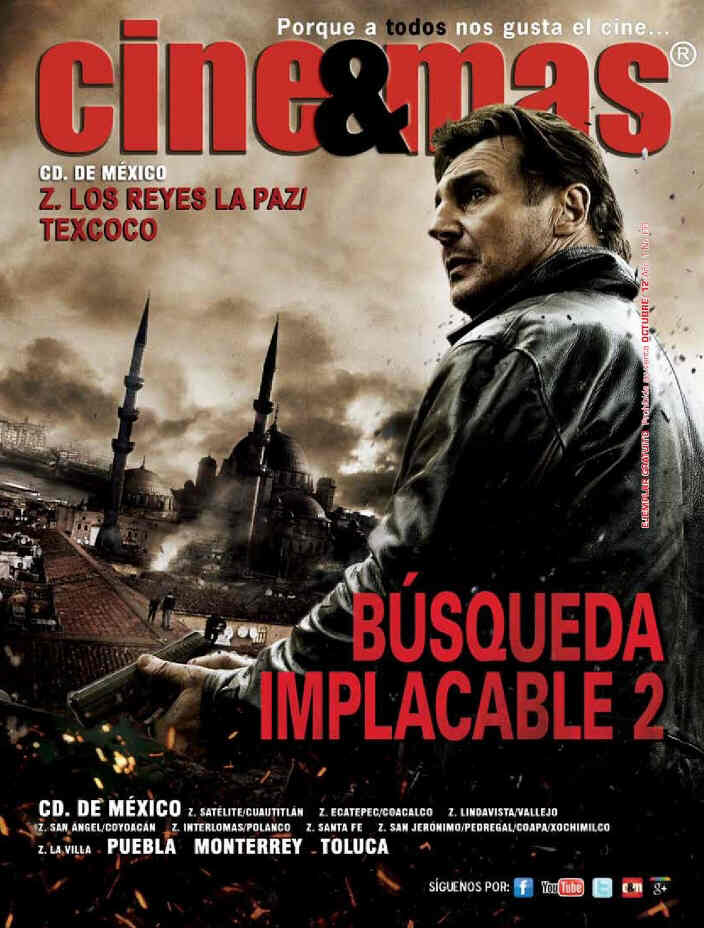 CINE Y MAS (MEXICO) magazine side cover Issue 6 October 2007