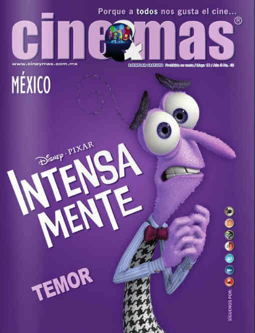 CINE Y MAS (MEXICO) magazine side cover May 2015