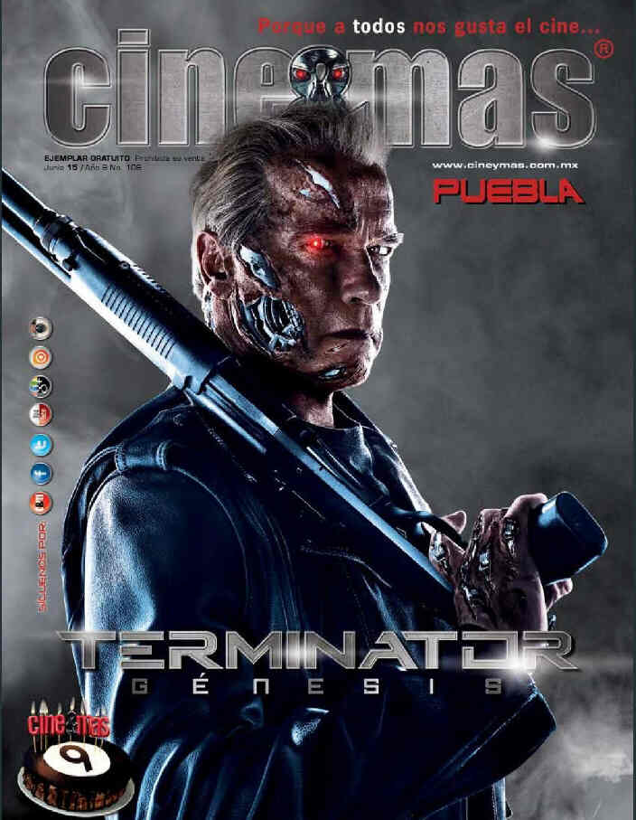 CINE Y MAS (MEXICO) magazine side cover June 2015