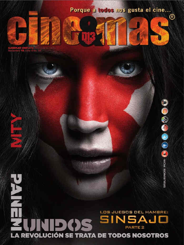 CINE Y MAS (MEXICO) magazine side cover Issue 113 November 2015
