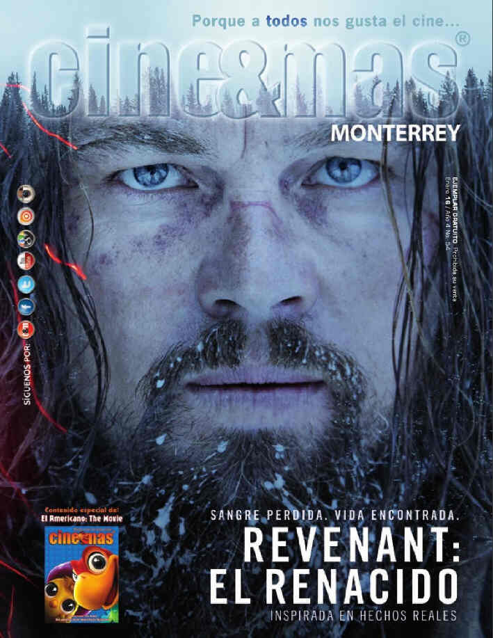 CINE Y MAS (MEXICO) magazine side cover Issue 115 January 2016