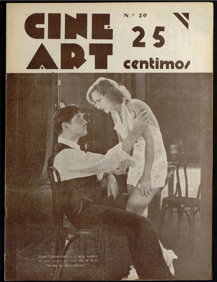 CINE ART magazine side cover Issue 29 2 May 1934
