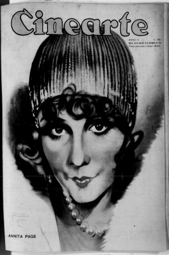 CINEARTE magazine side cover Issue 195 20 November 1929